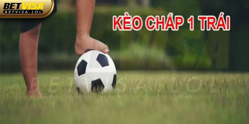 Kèo chấp 1 trái rất phổ biến ở cược nhà cái